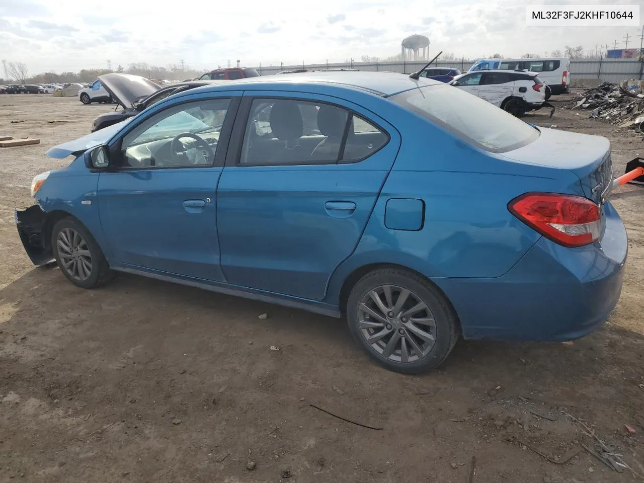 2019 Mitsubishi Mirage G4 Es VIN: ML32F3FJ2KHF10644 Lot: 78300104