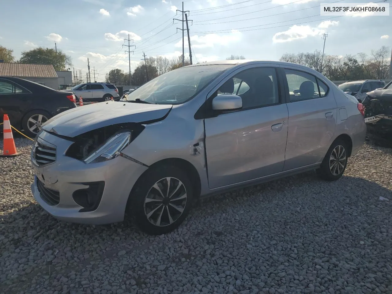 ML32F3FJ6KHF08668 2019 Mitsubishi Mirage G4 Es