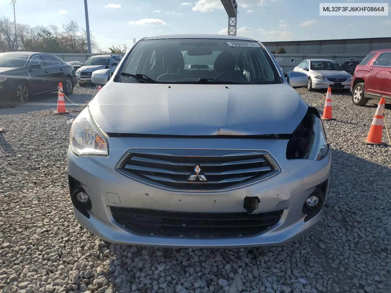 ML32F3FJ6KHF08668 2019 Mitsubishi Mirage G4 Es