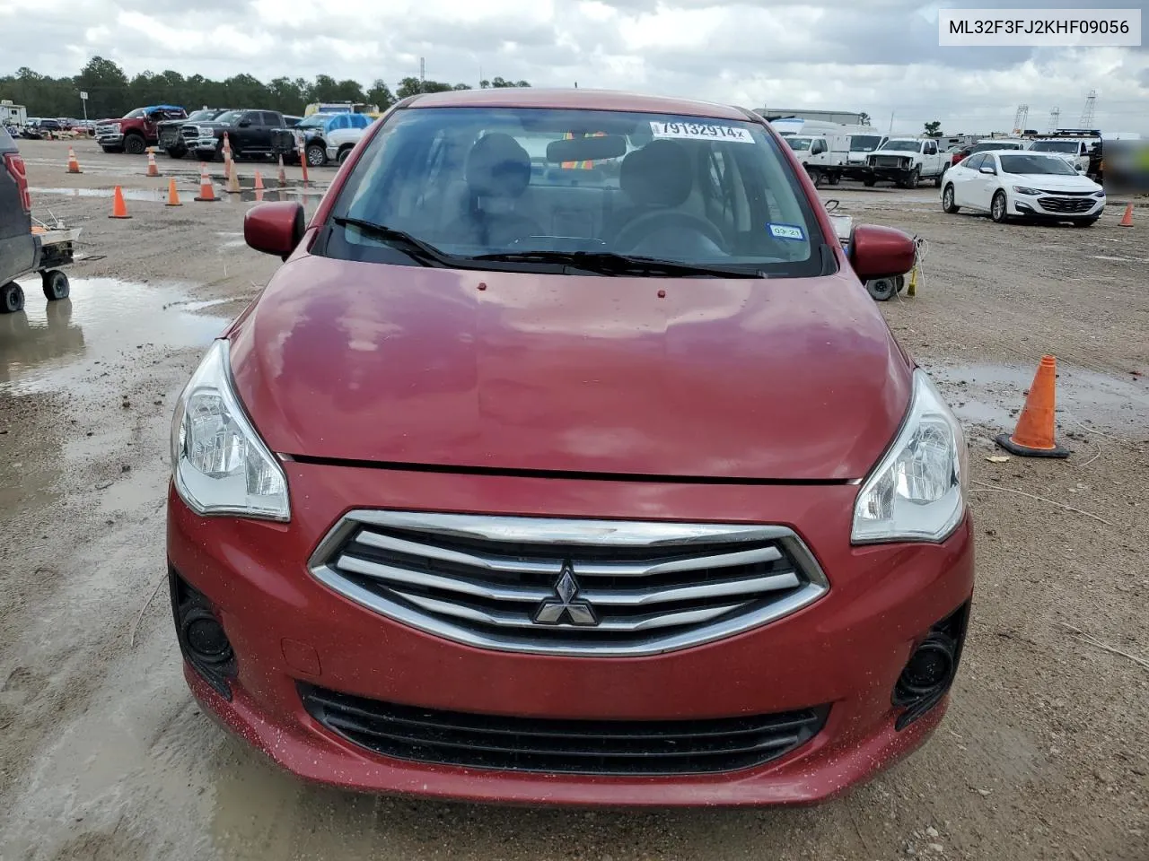 2019 Mitsubishi Mirage G4 Es VIN: ML32F3FJ2KHF09056 Lot: 79132914