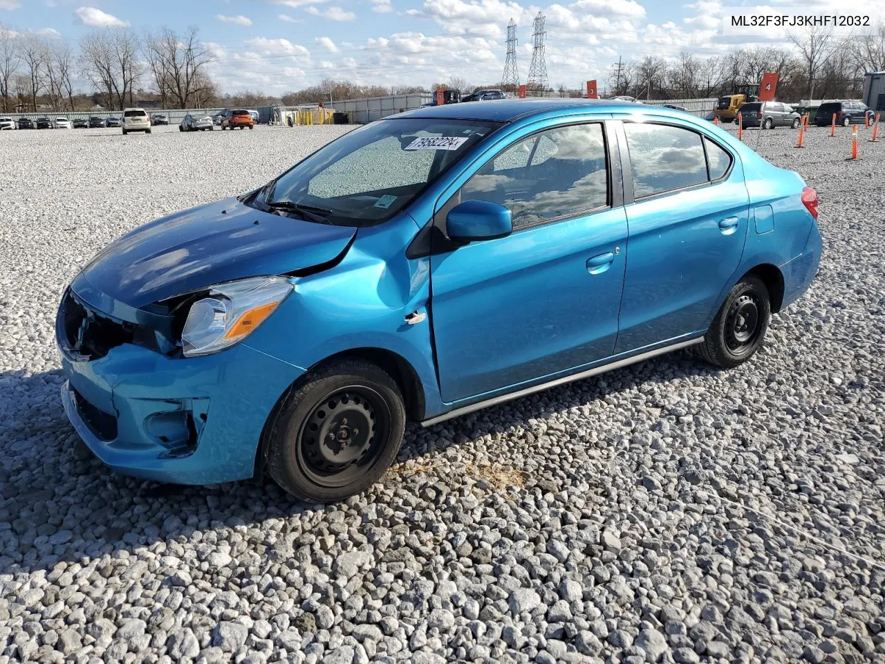 2019 Mitsubishi Mirage G4 Es VIN: ML32F3FJ3KHF12032 Lot: 79582224