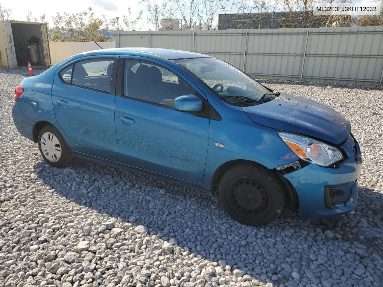 2019 Mitsubishi Mirage G4 Es VIN: ML32F3FJ3KHF12032 Lot: 79582224