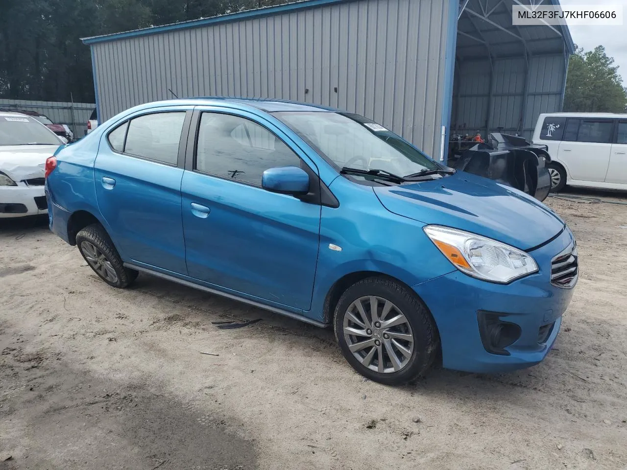 2019 Mitsubishi Mirage G4 Es VIN: ML32F3FJ7KHF06606 Lot: 80013624