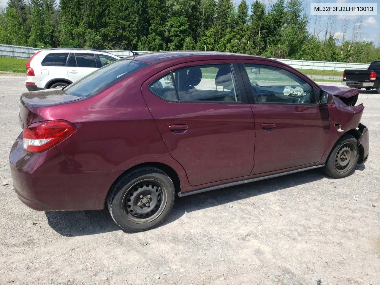 2020 Mitsubishi Mirage G4 Es VIN: ML32F3FJ2LHF13013 Lot: 55601754