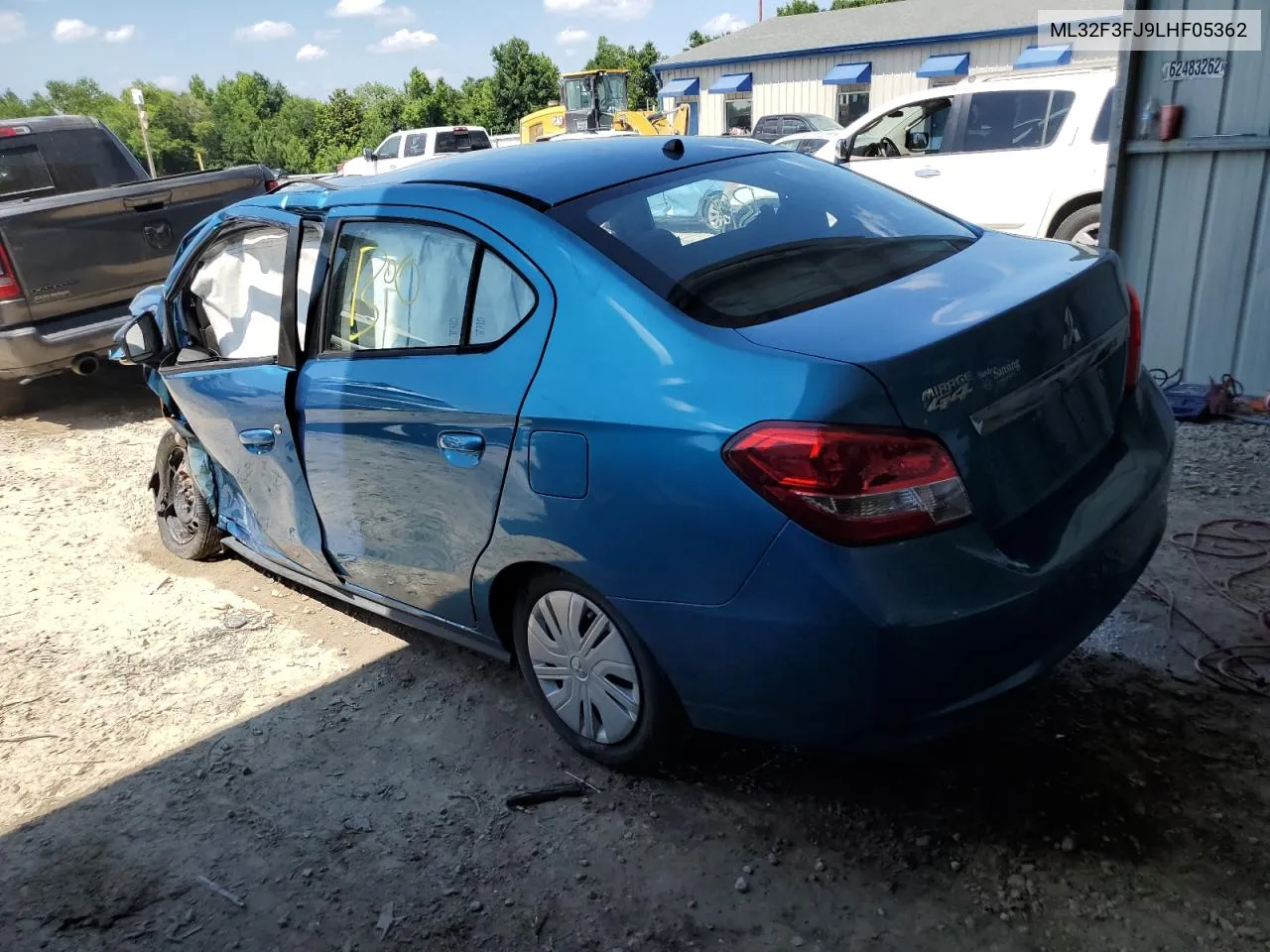 2020 Mitsubishi Mirage G4 Es VIN: ML32F3FJ9LHF05362 Lot: 58093564