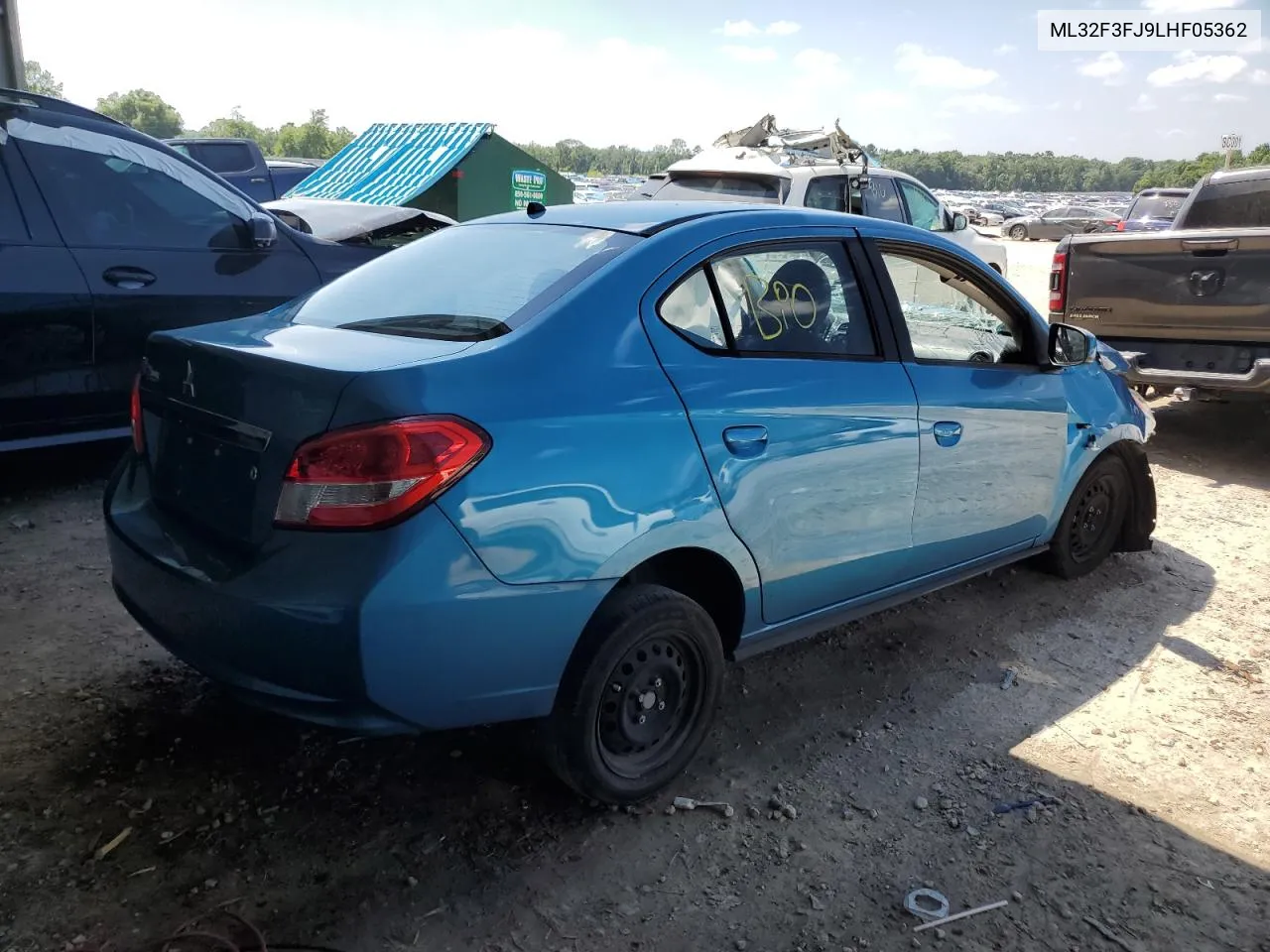 ML32F3FJ9LHF05362 2020 Mitsubishi Mirage G4 Es