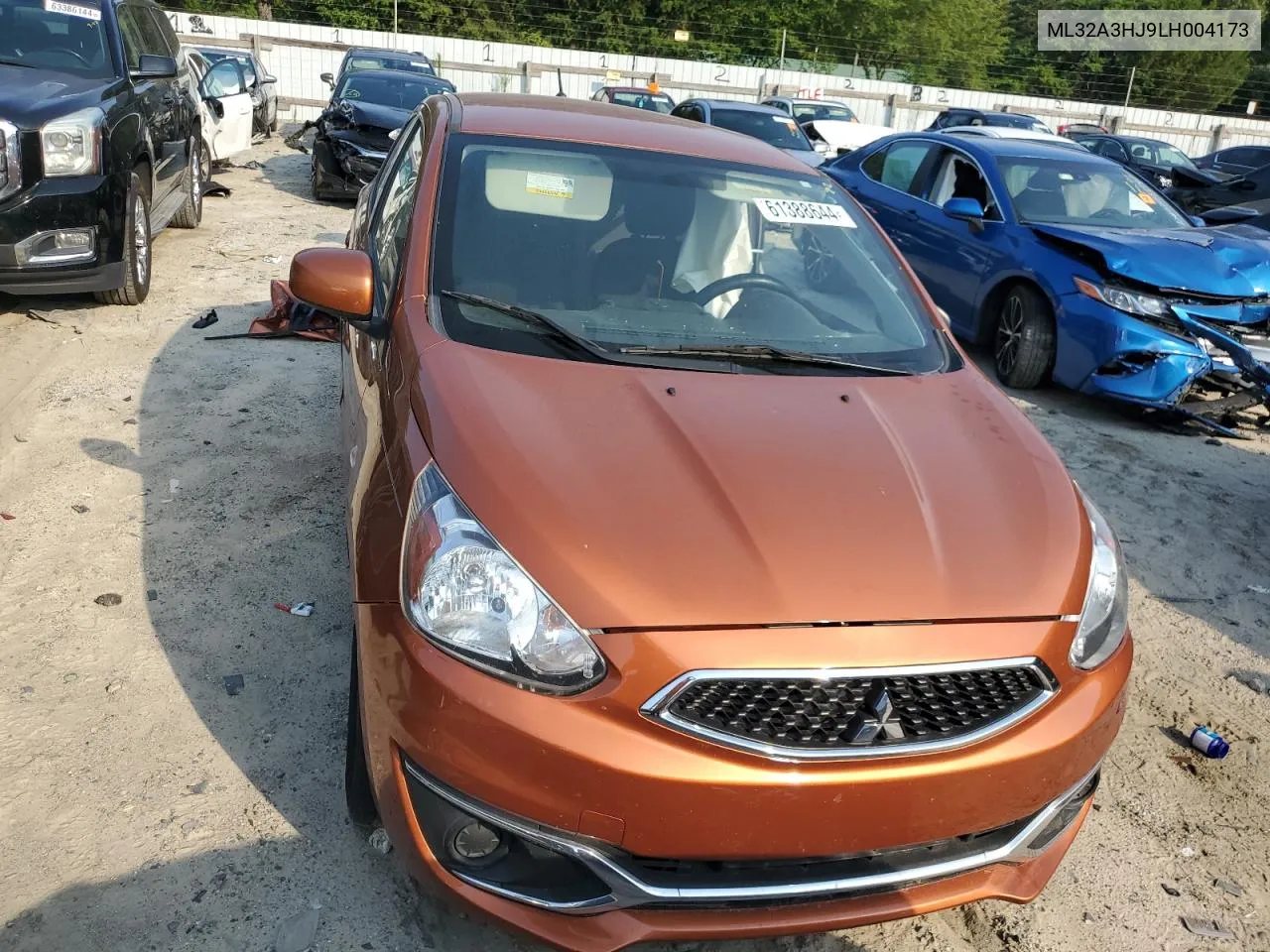 2020 Mitsubishi Mirage Es VIN: ML32A3HJ9LH004173 Lot: 61388644