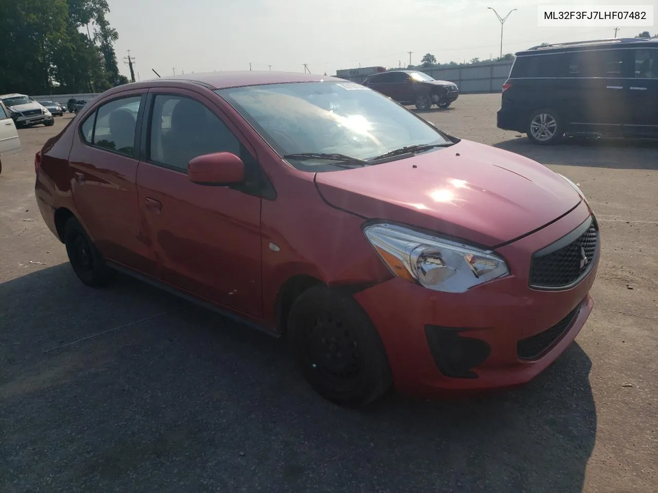 2020 Mitsubishi Mirage G4 Es VIN: ML32F3FJ7LHF07482 Lot: 63190104