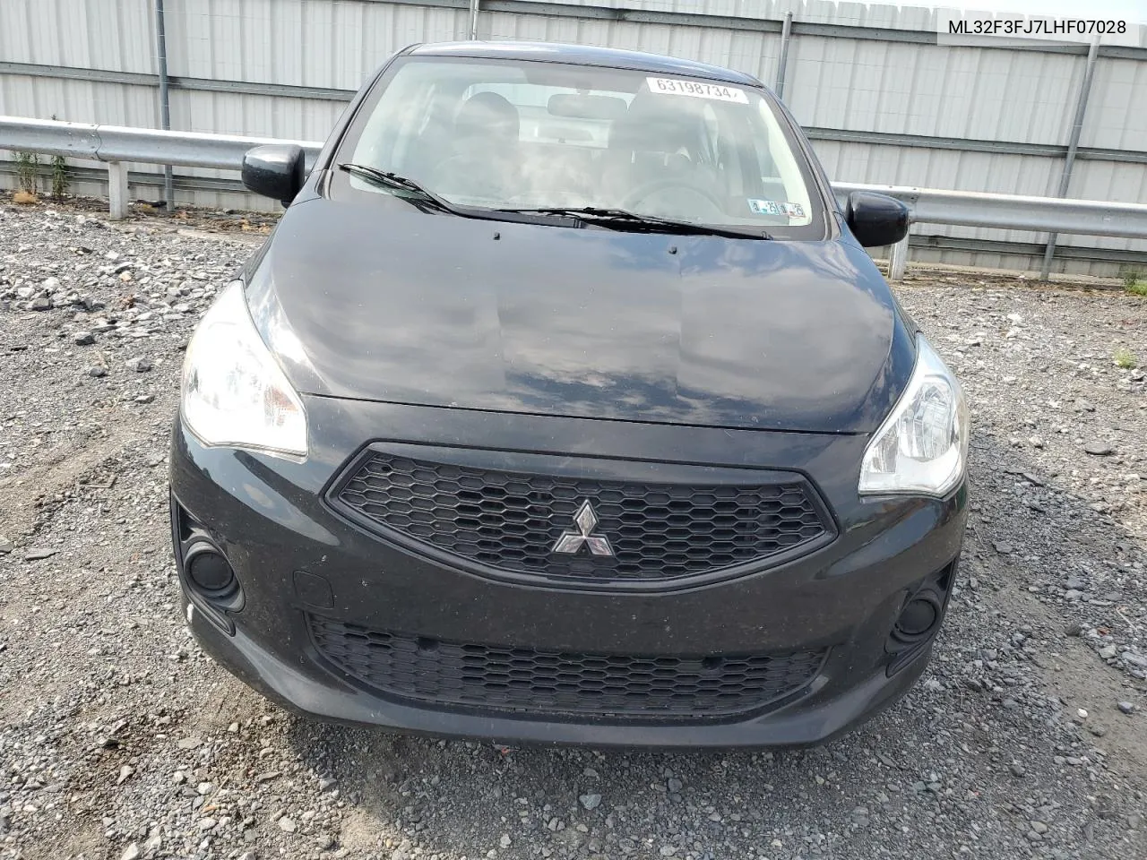 2020 Mitsubishi Mirage G4 Es VIN: ML32F3FJ7LHF07028 Lot: 63198734