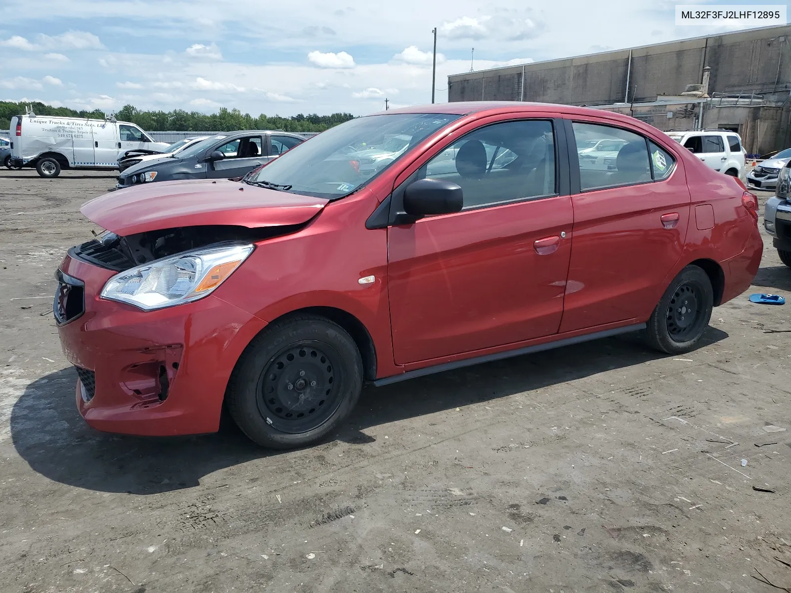 2020 Mitsubishi Mirage G4 Es VIN: ML32F3FJ2LHF12895 Lot: 64469534