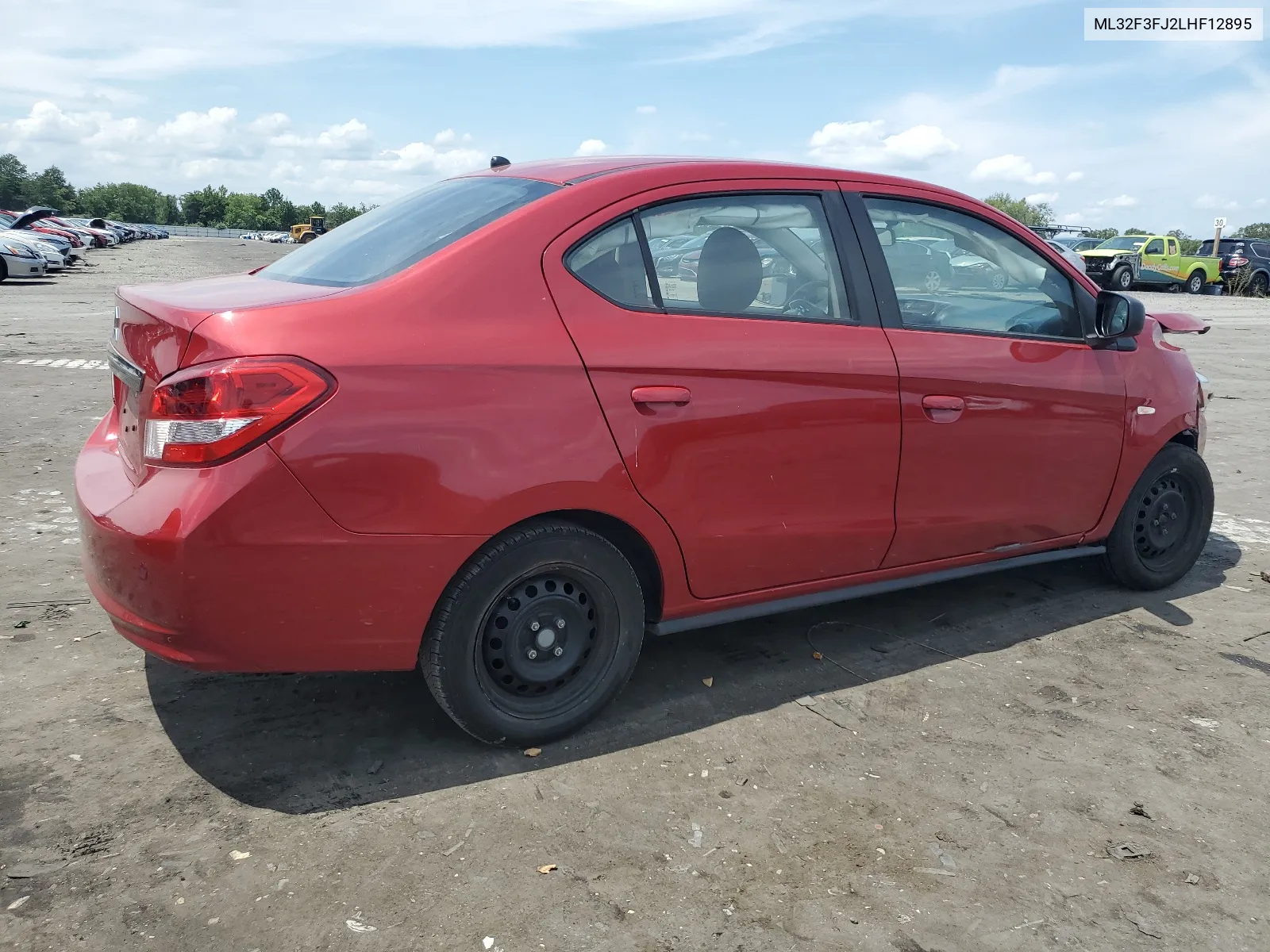 2020 Mitsubishi Mirage G4 Es VIN: ML32F3FJ2LHF12895 Lot: 64469534