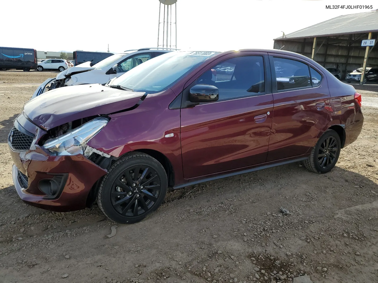 2020 Mitsubishi Mirage G4 Se VIN: ML32F4FJ0LHF01965 Lot: 64716524