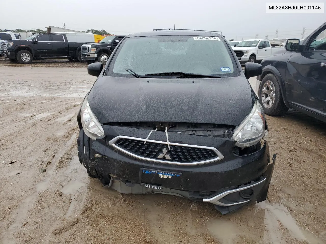 2020 Mitsubishi Mirage Es VIN: ML32A3HJ0LH001145 Lot: 64866114