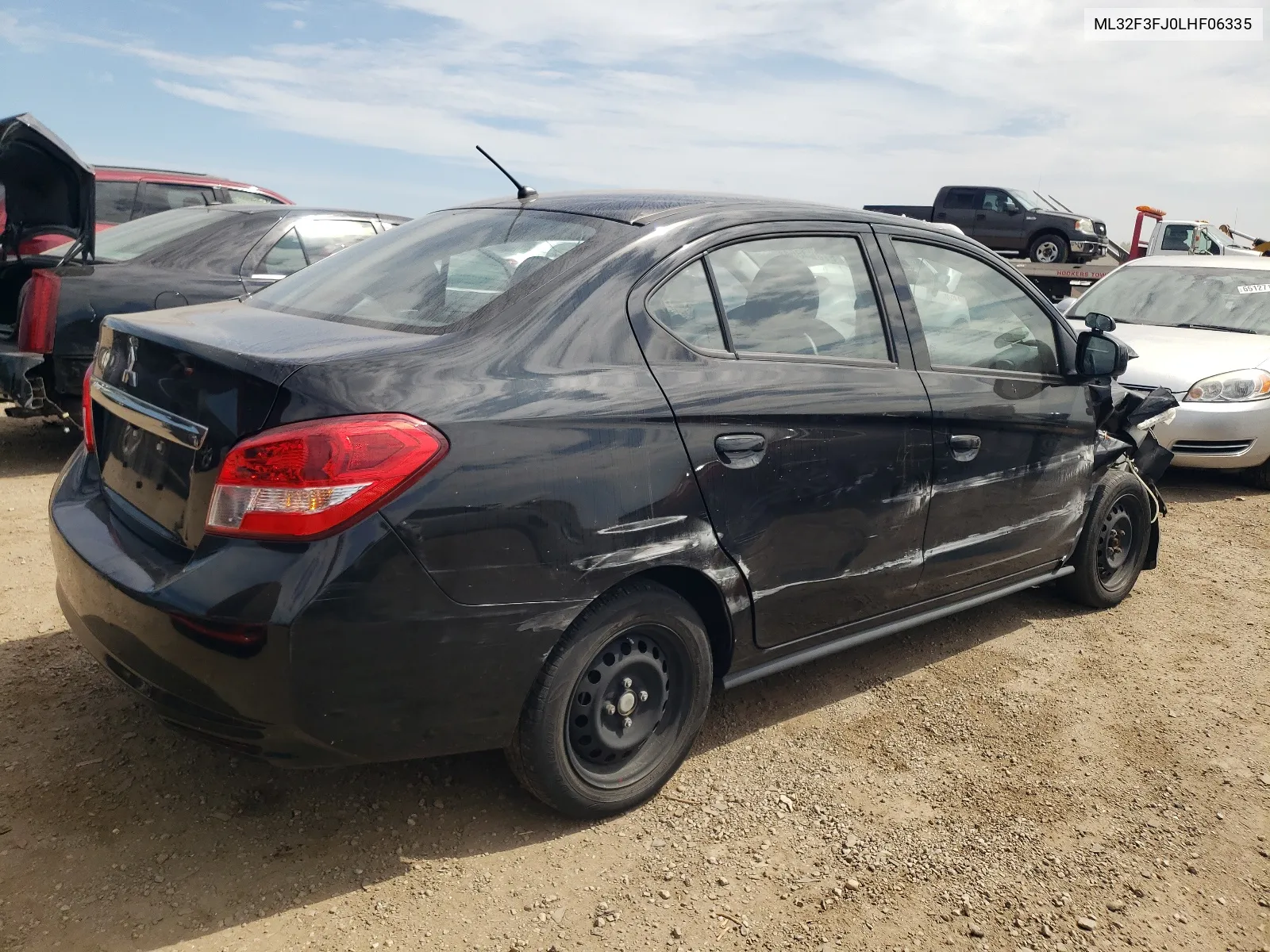 2020 Mitsubishi Mirage G4 Es VIN: ML32F3FJ0LHF06335 Lot: 67084654