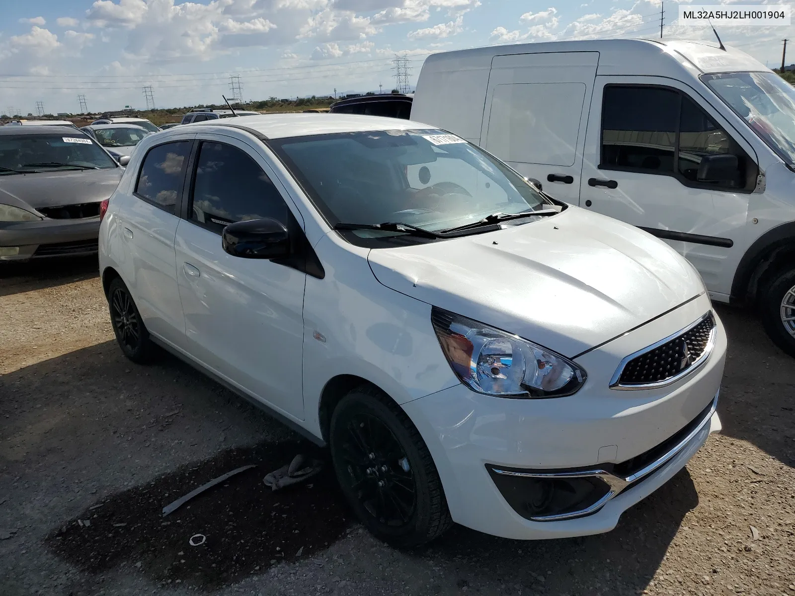 2020 Mitsubishi Mirage Le VIN: ML32A5HJ2LH001904 Lot: 67171604