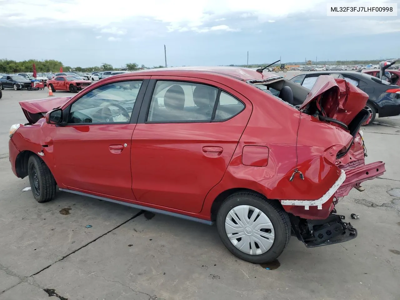 2020 Mitsubishi Mirage G4 Es VIN: ML32F3FJ7LHF00998 Lot: 69504214