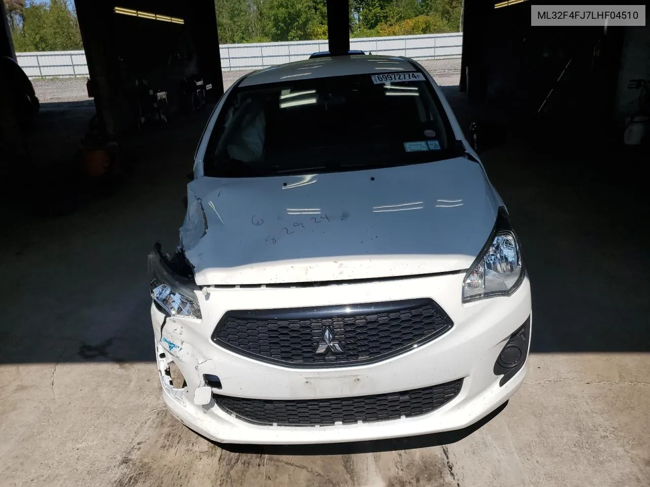 2020 Mitsubishi Mirage G4 Se VIN: ML32F4FJ7LHF04510 Lot: 69972774