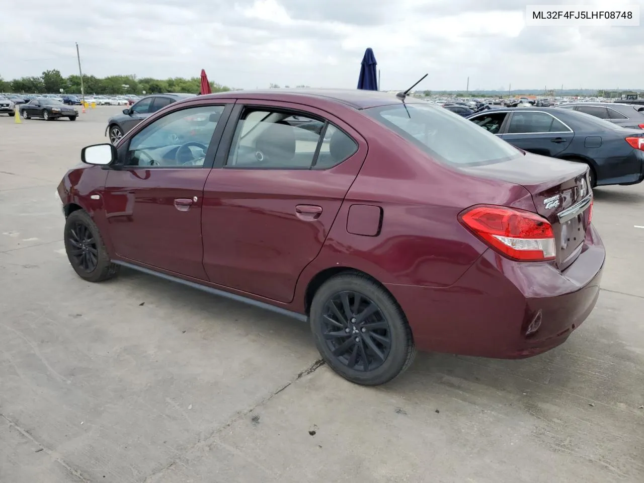 2020 Mitsubishi Mirage G4 Se VIN: ML32F4FJ5LHF08748 Lot: 70324974