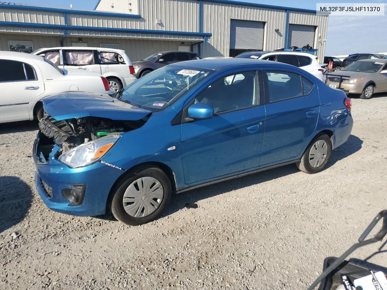 2020 Mitsubishi Mirage G4 Es VIN: ML32F3FJ5LHF11370 Lot: 70728604