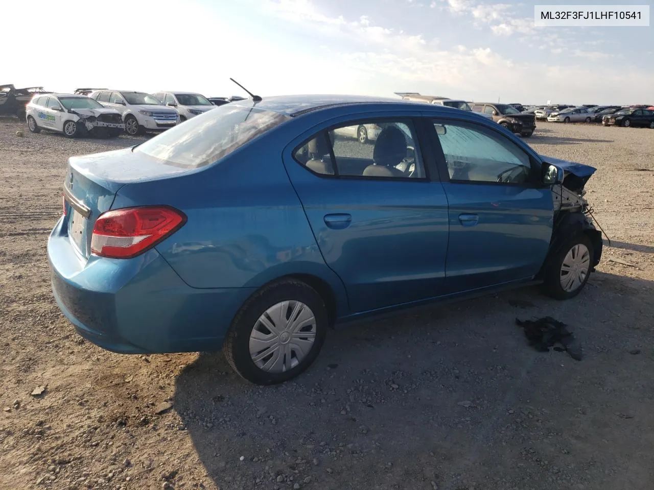 2020 Mitsubishi Mirage G4 Es VIN: ML32F3FJ1LHF10541 Lot: 73014634