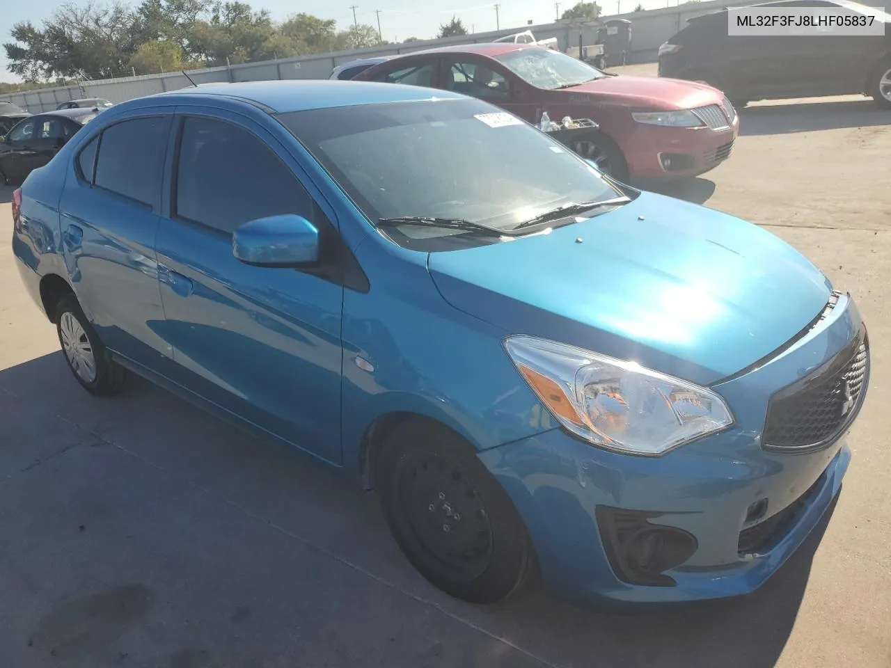 2020 Mitsubishi Mirage G4 Es VIN: ML32F3FJ8LHF05837 Lot: 73016024