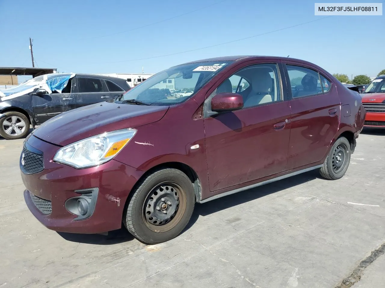 2020 Mitsubishi Mirage G4 Es VIN: ML32F3FJ5LHF08811 Lot: 74363194