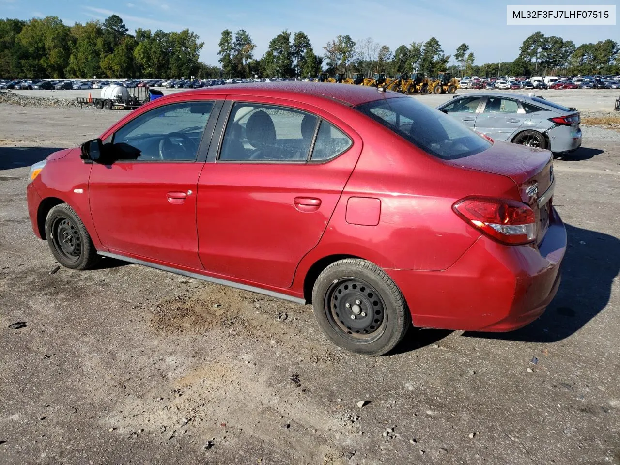 2020 Mitsubishi Mirage G4 Es VIN: ML32F3FJ7LHF07515 Lot: 74374554