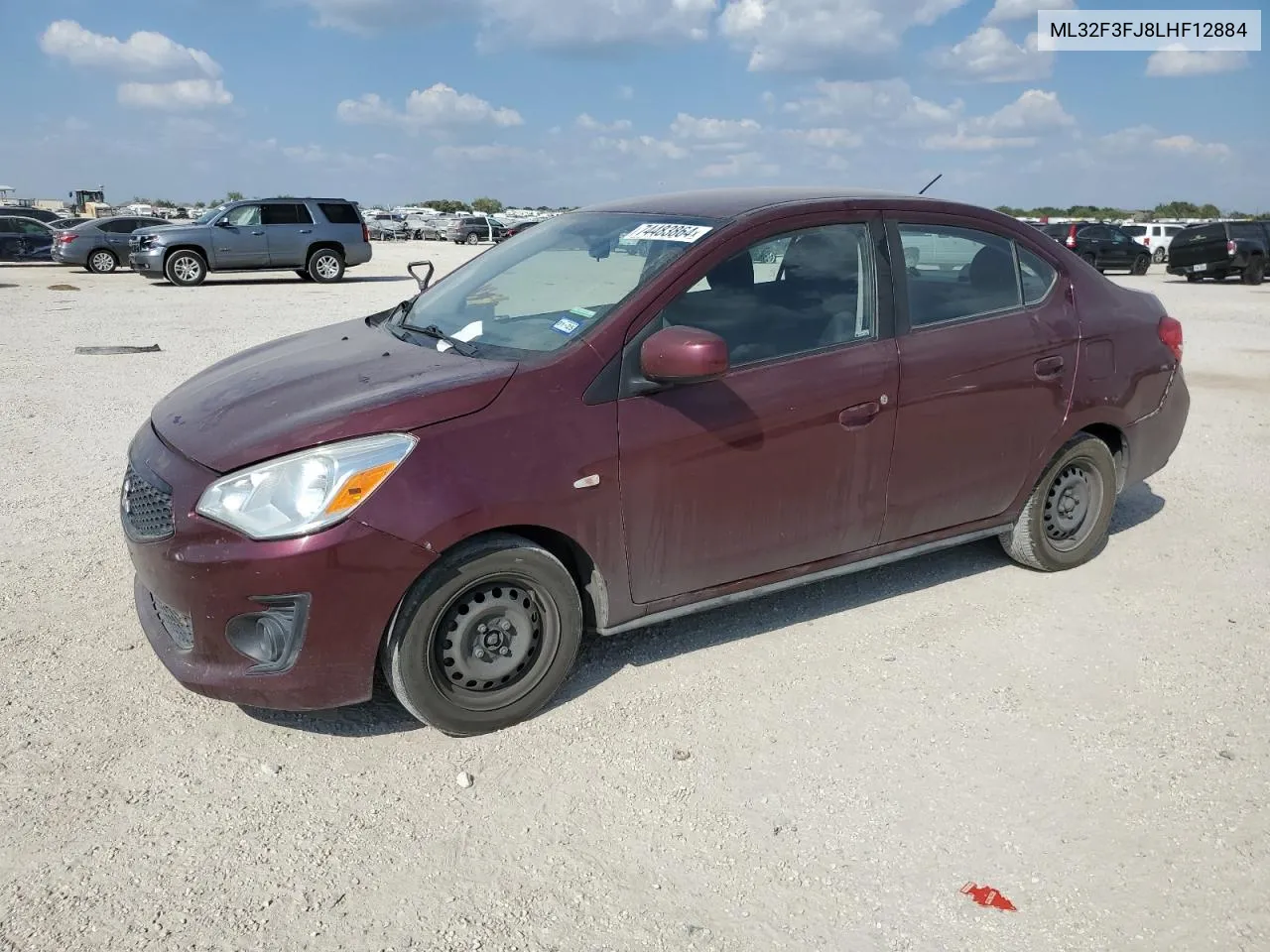 2020 Mitsubishi Mirage G4 Es VIN: ML32F3FJ8LHF12884 Lot: 74483864