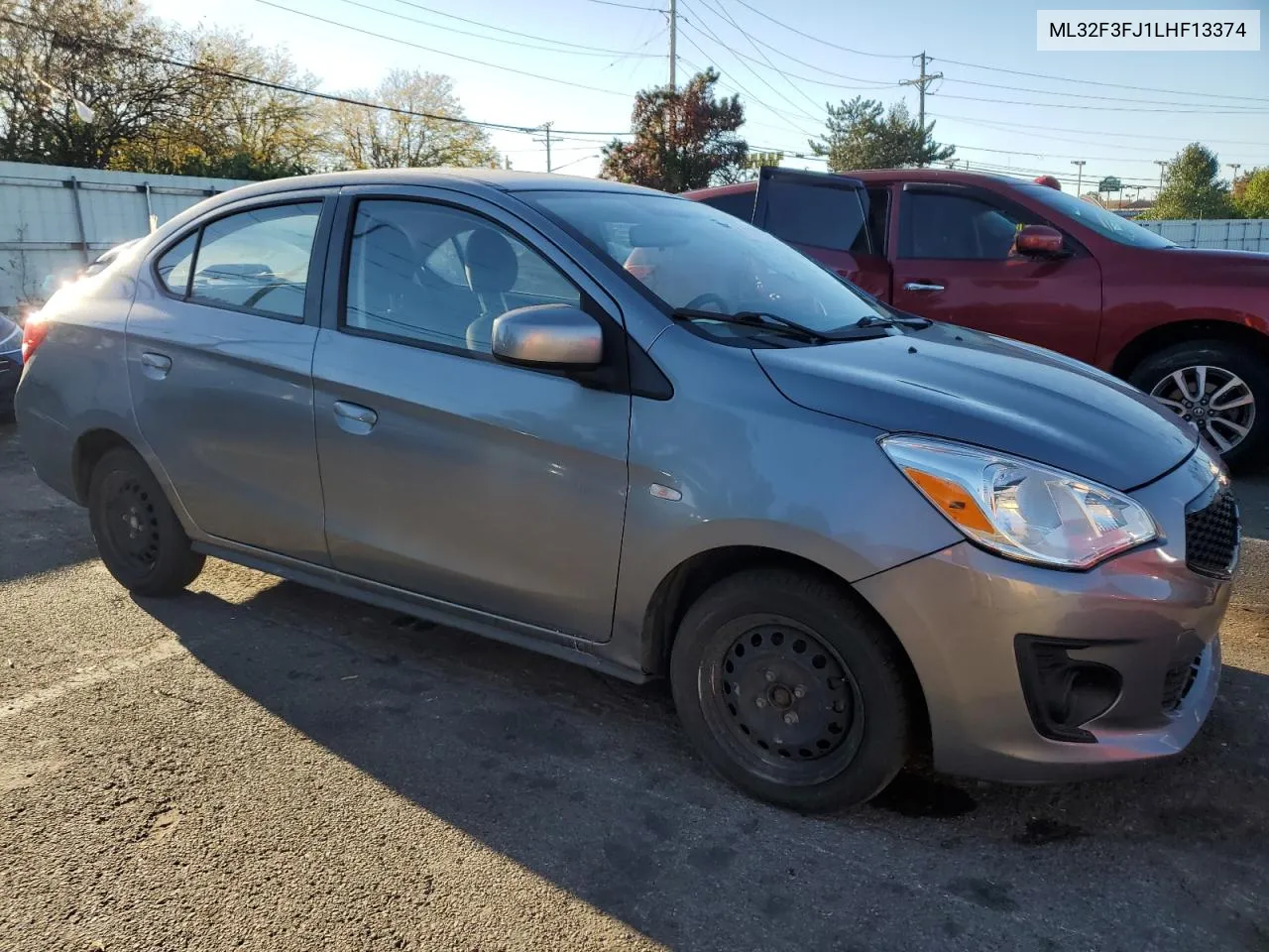 2020 Mitsubishi Mirage G4 Es VIN: ML32F3FJ1LHF13374 Lot: 75629504