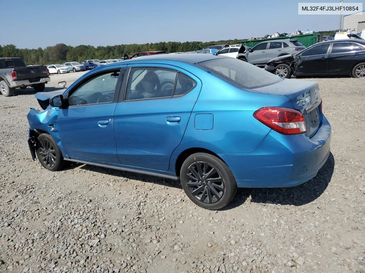 2020 Mitsubishi Mirage G4 Se VIN: ML32F4FJ3LHF10854 Lot: 75793244