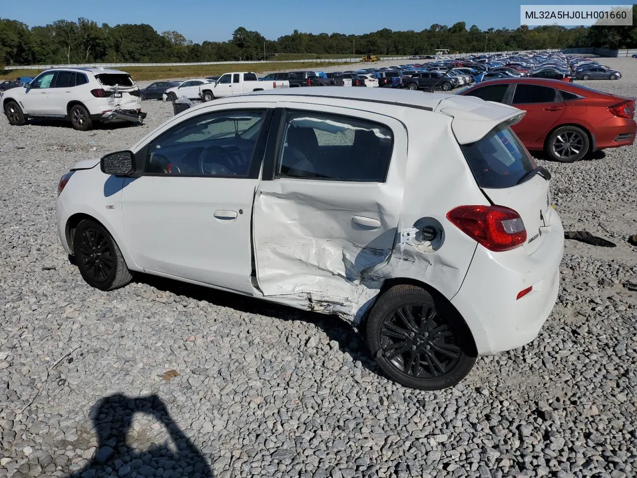 2020 Mitsubishi Mirage Le VIN: ML32A5HJ0LH001660 Lot: 76771144