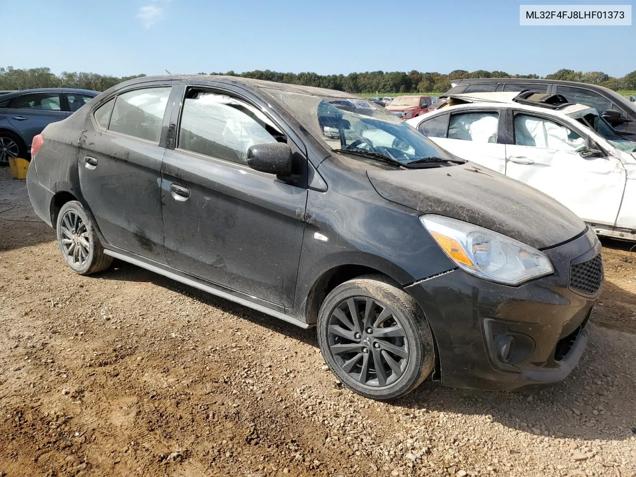 2020 Mitsubishi Mirage G4 Se VIN: ML32F4FJ8LHF01373 Lot: 77423054