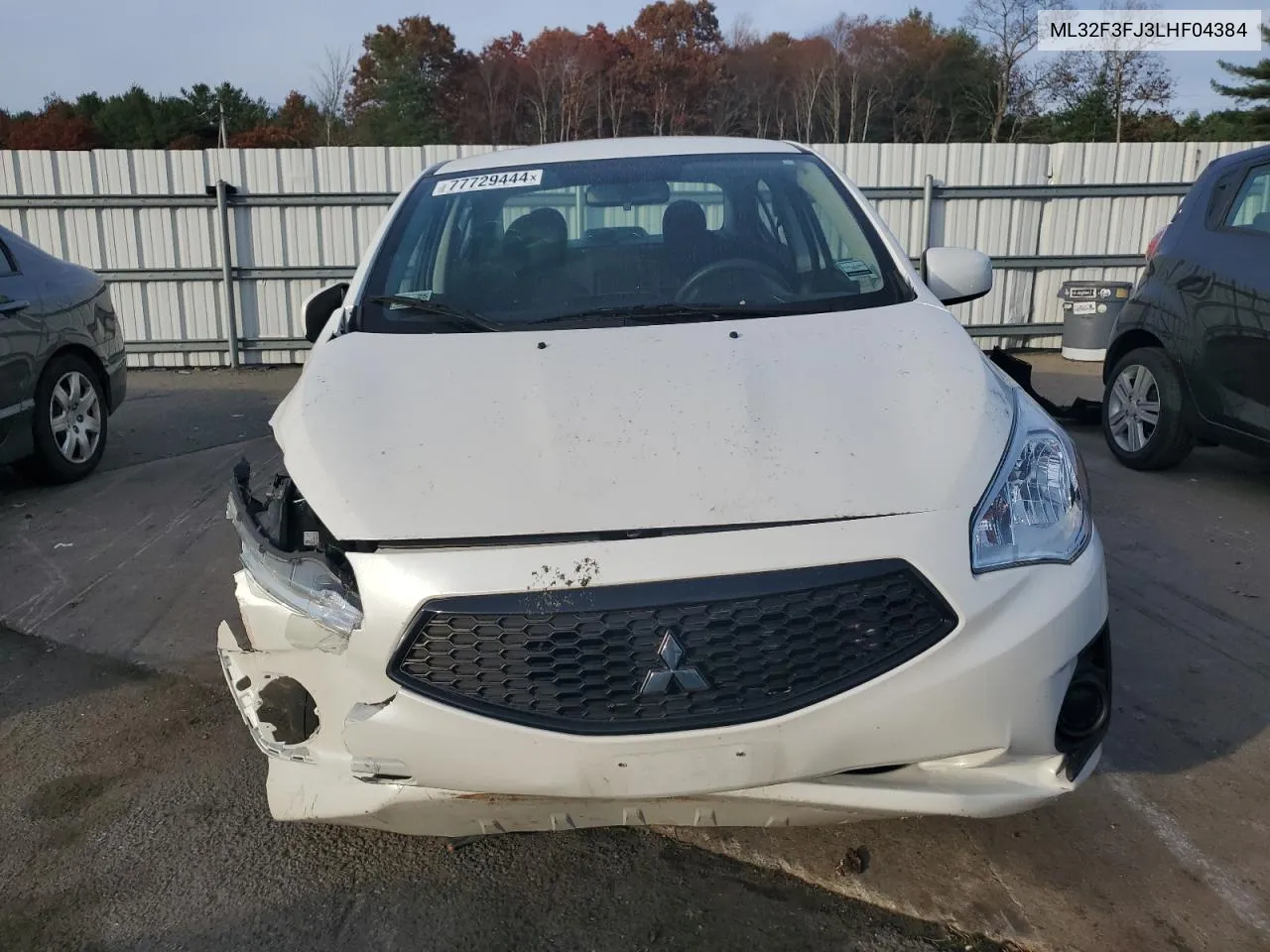 2020 Mitsubishi Mirage G4 Es VIN: ML32F3FJ3LHF04384 Lot: 77729444