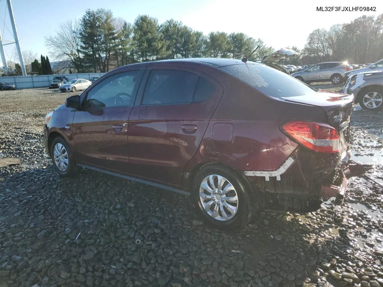 2020 Mitsubishi Mirage G4 Es VIN: ML32F3FJXLHF09842 Lot: 79011924