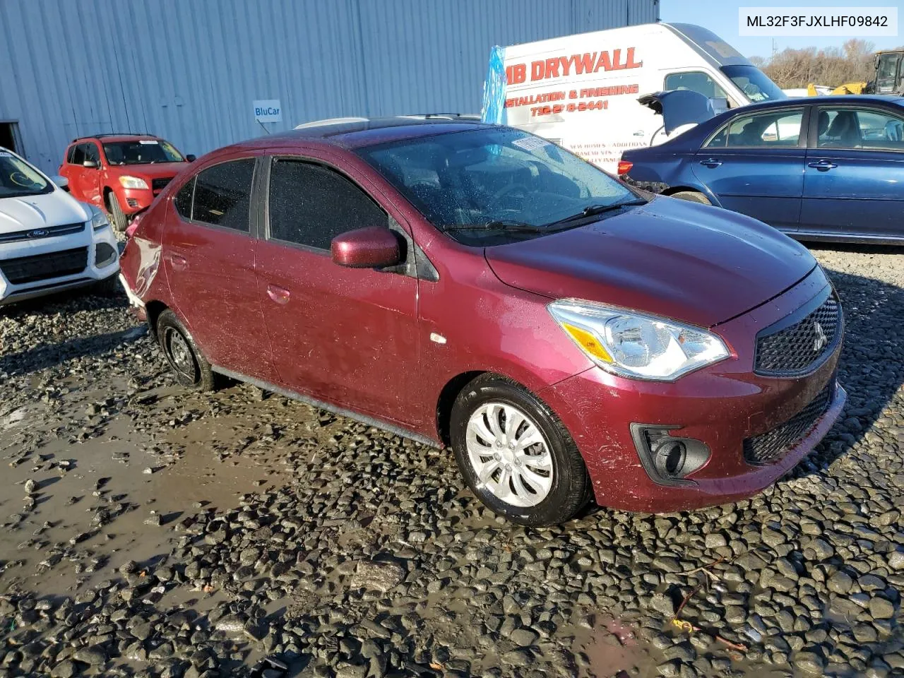 2020 Mitsubishi Mirage G4 Es VIN: ML32F3FJXLHF09842 Lot: 79011924