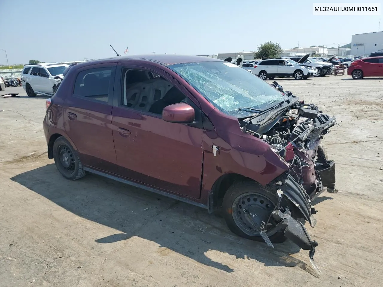 ML32AUHJ0MH011651 2021 Mitsubishi Mirage Es