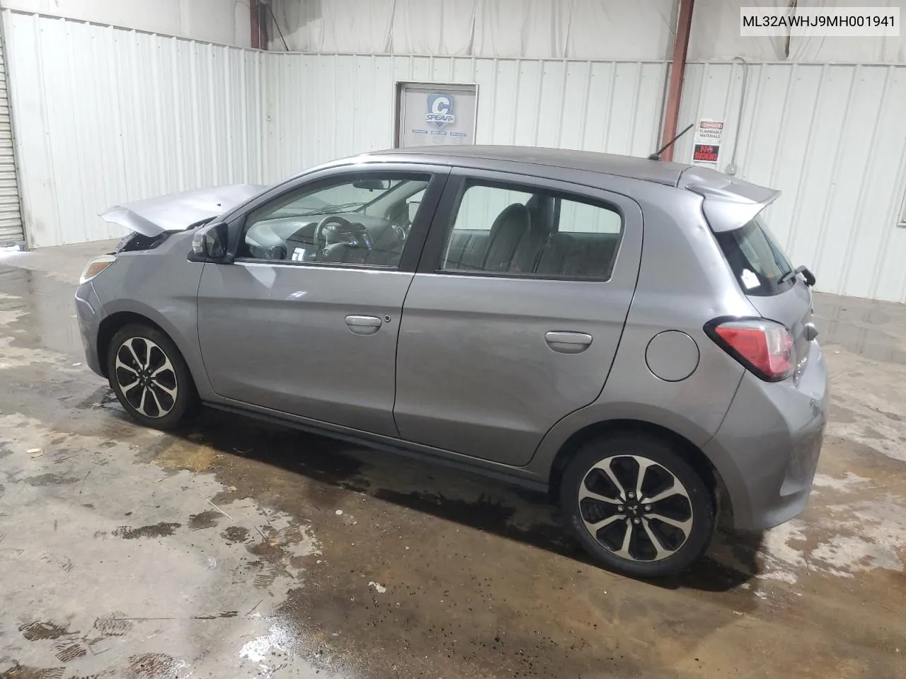 2021 Mitsubishi Mirage Se VIN: ML32AWHJ9MH001941 Lot: 71362674