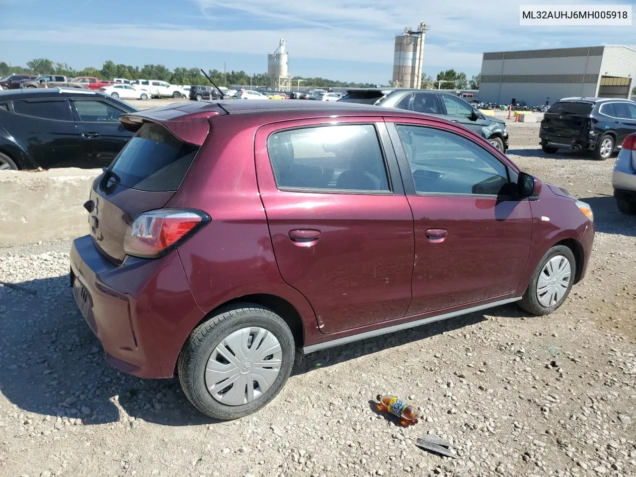 2021 Mitsubishi Mirage Es VIN: ML32AUHJ6MH005918 Lot: 72509954