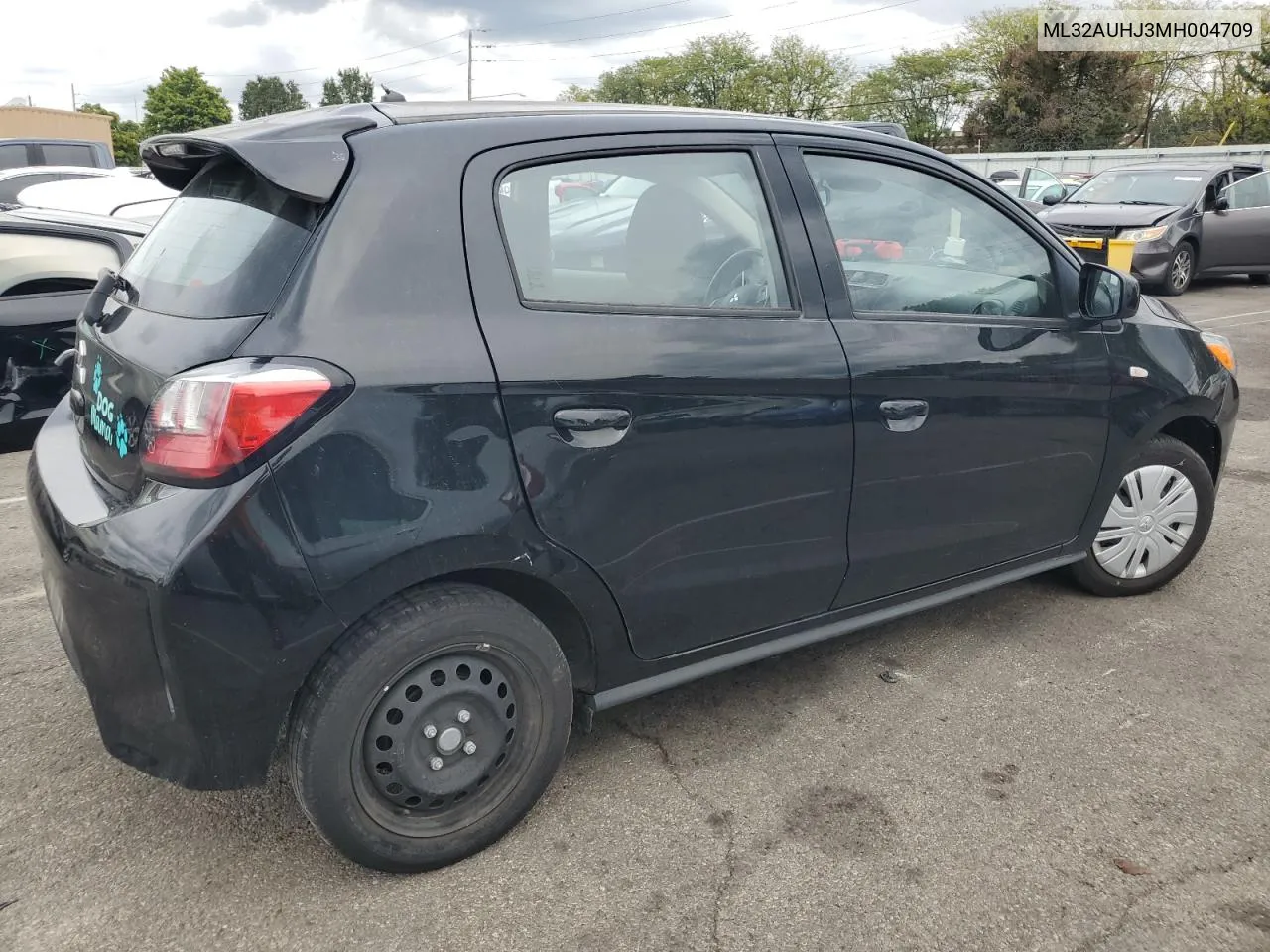 2021 Mitsubishi Mirage Es VIN: ML32AUHJ3MH004709 Lot: 73201124