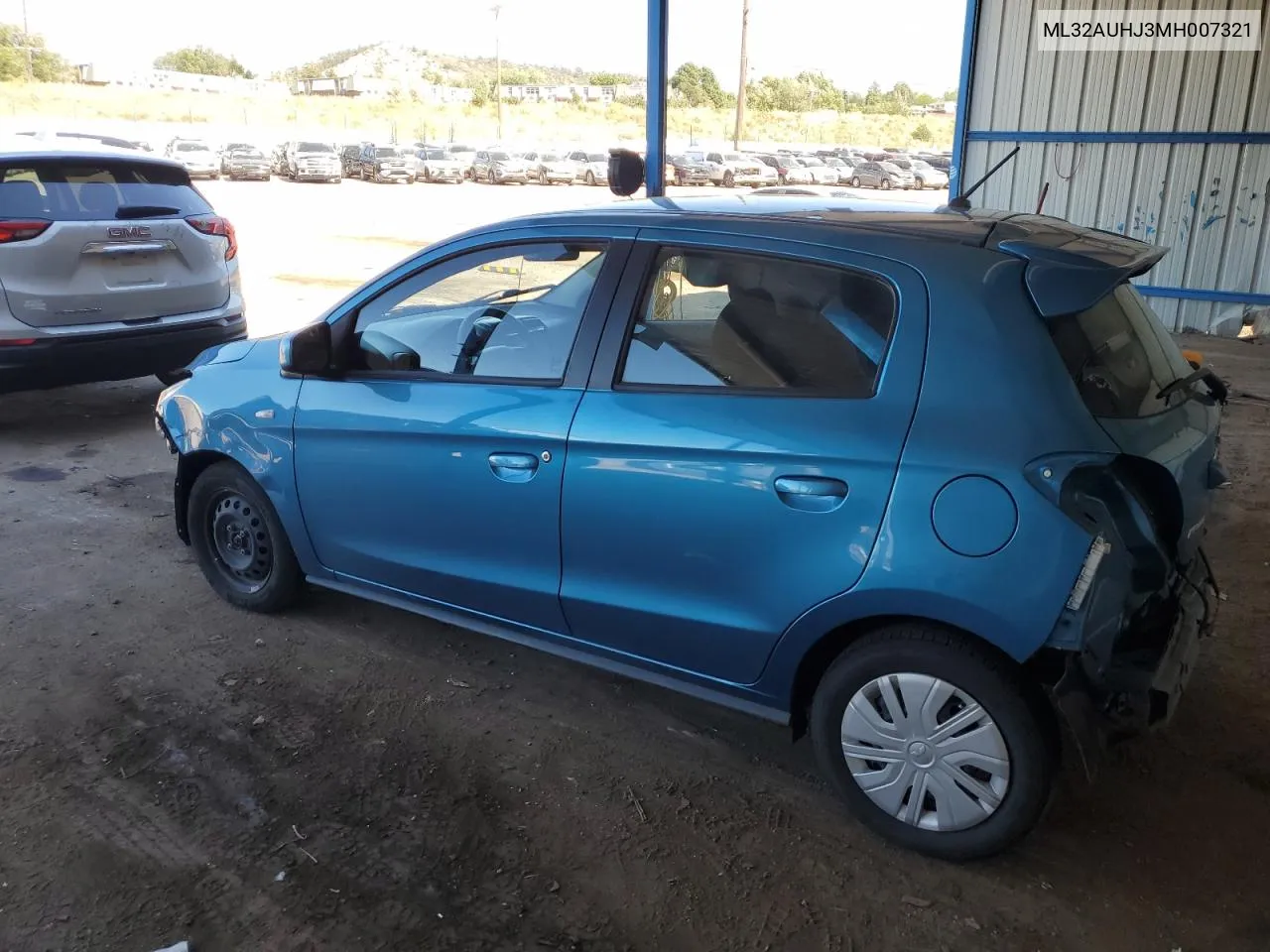 2021 Mitsubishi Mirage Es VIN: ML32AUHJ3MH007321 Lot: 73508174