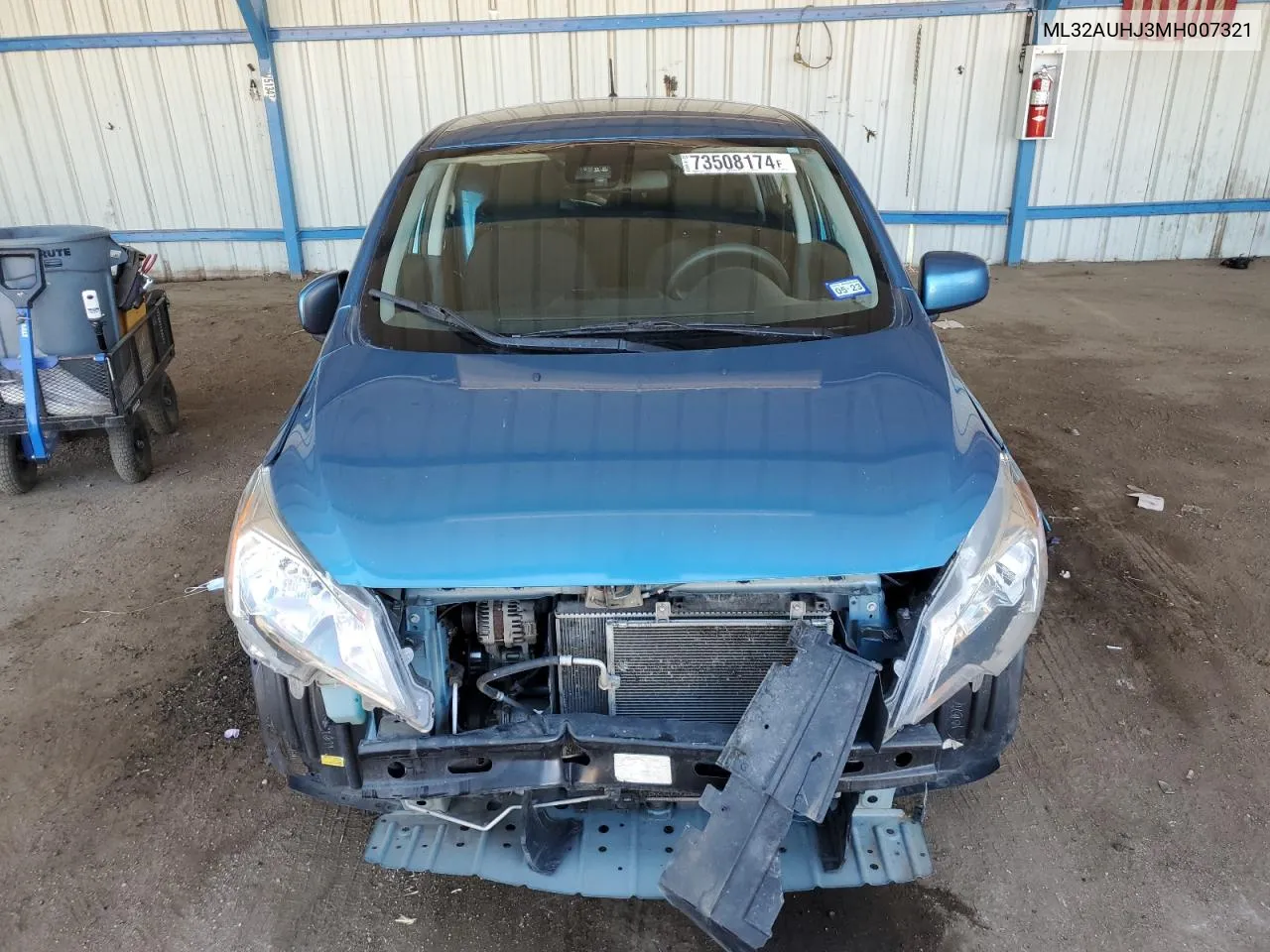 2021 Mitsubishi Mirage Es VIN: ML32AUHJ3MH007321 Lot: 73508174