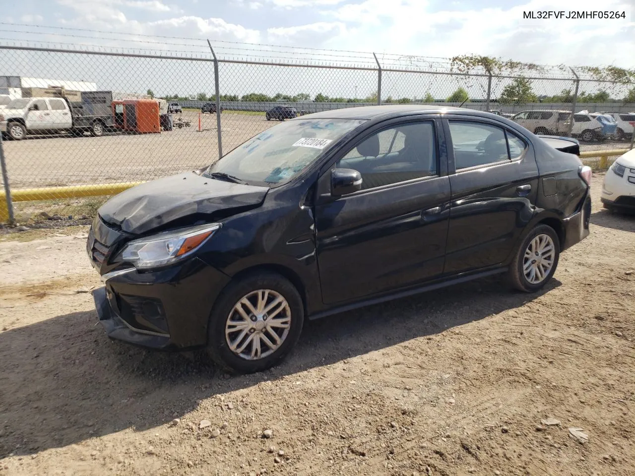 2021 Mitsubishi Mirage G4 Se VIN: ML32FVFJ2MHF05264 Lot: 73720184