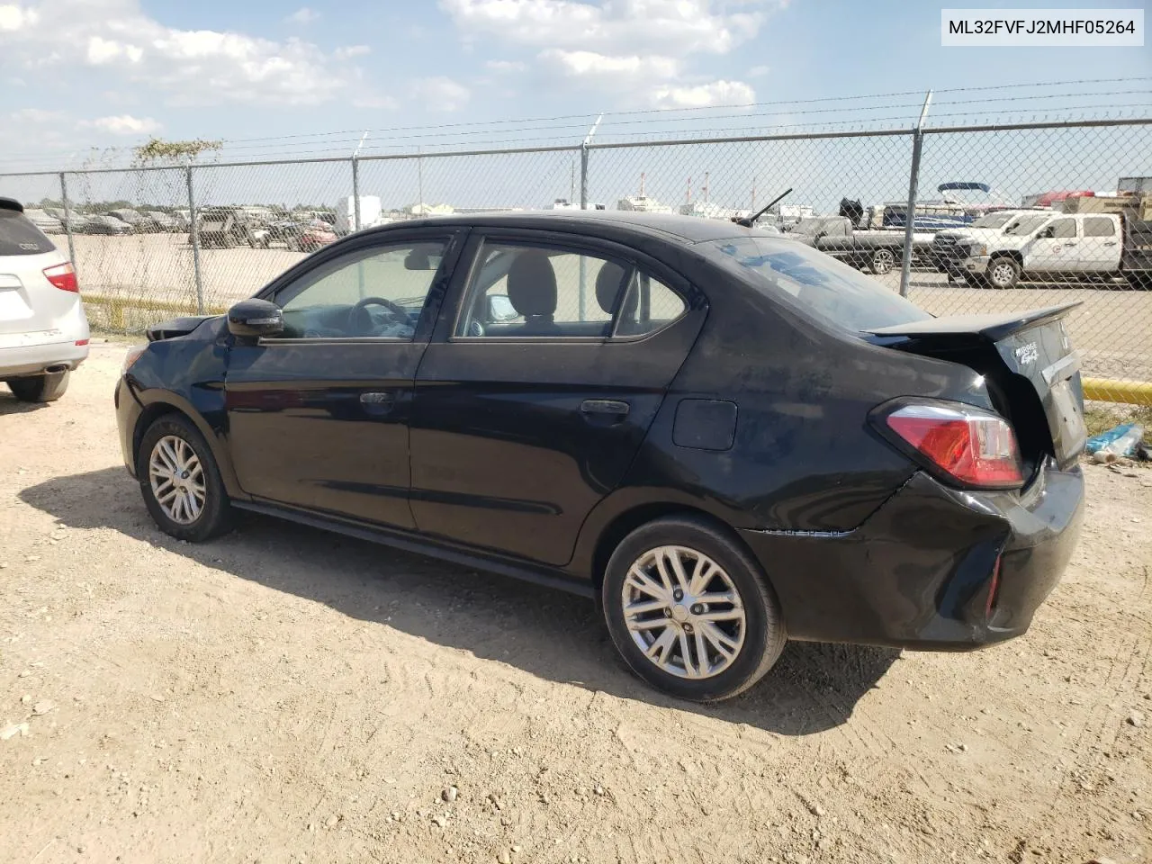 2021 Mitsubishi Mirage G4 Se VIN: ML32FVFJ2MHF05264 Lot: 73720184