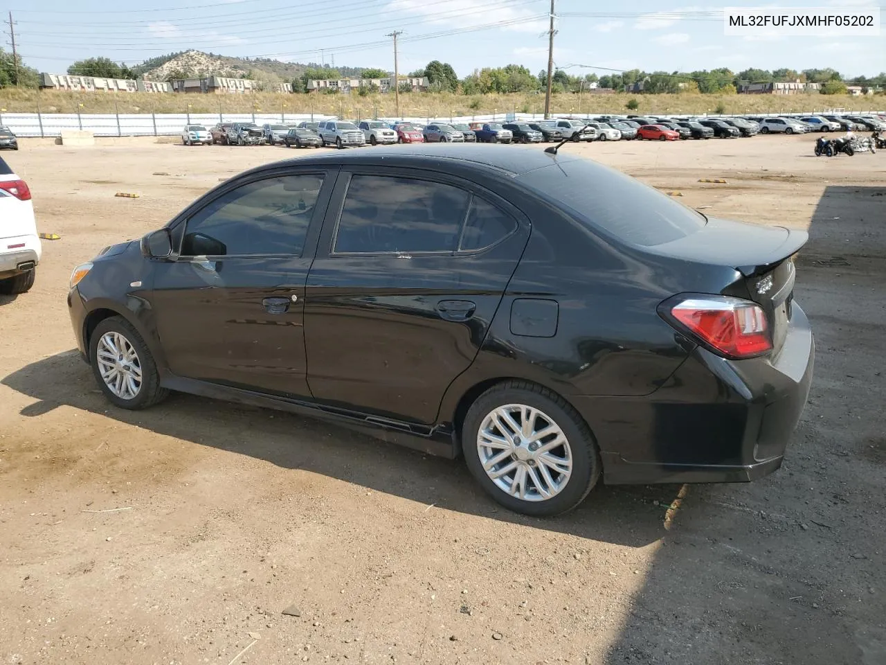 2021 Mitsubishi Mirage G4 Es VIN: ML32FUFJXMHF05202 Lot: 73745924