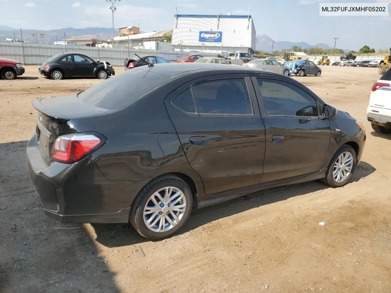 2021 Mitsubishi Mirage G4 Es VIN: ML32FUFJXMHF05202 Lot: 73745924