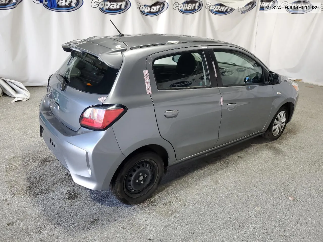 2021 Mitsubishi Mirage Es VIN: ML32AUHJ0MH011939 Lot: 74949024