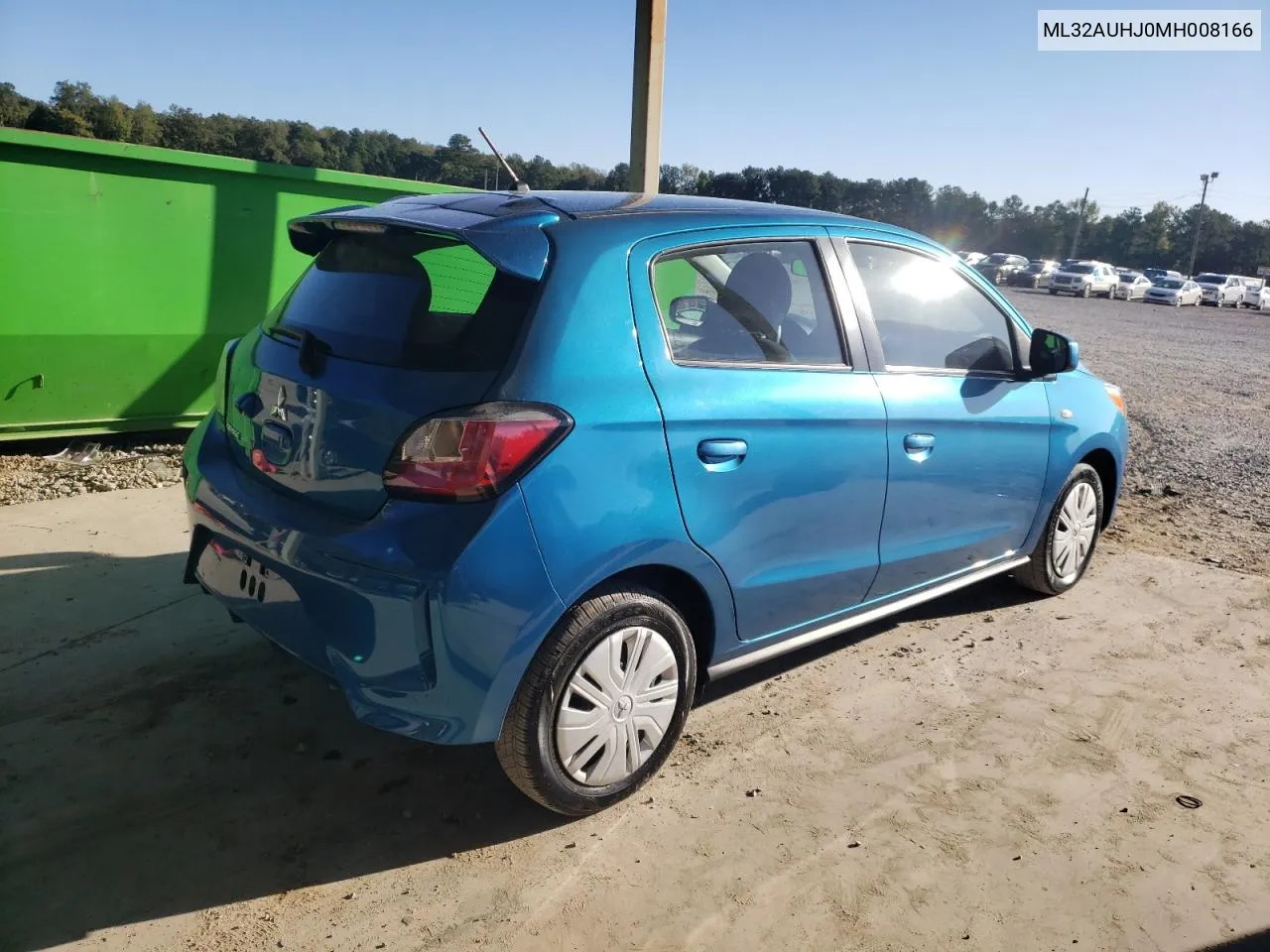 2021 Mitsubishi Mirage Es VIN: ML32AUHJ0MH008166 Lot: 75792754