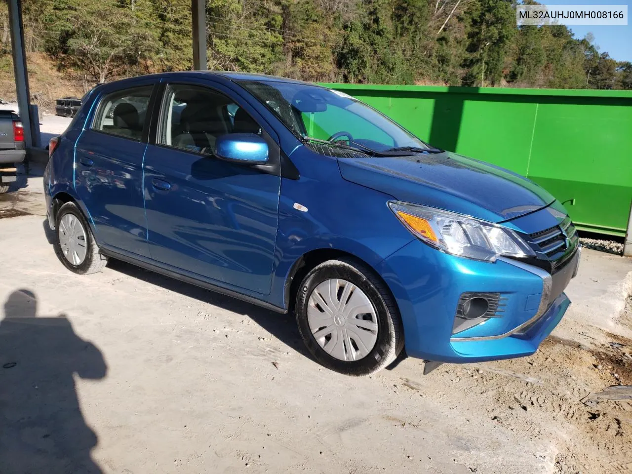 2021 Mitsubishi Mirage Es VIN: ML32AUHJ0MH008166 Lot: 75792754