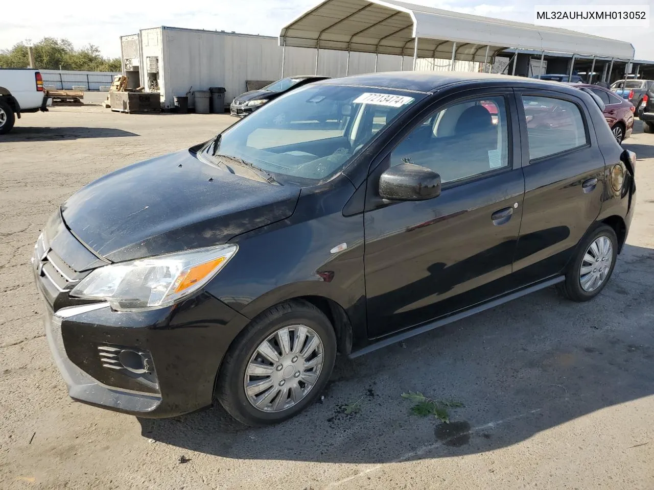 2021 Mitsubishi Mirage Es VIN: ML32AUHJXMH013052 Lot: 77213474