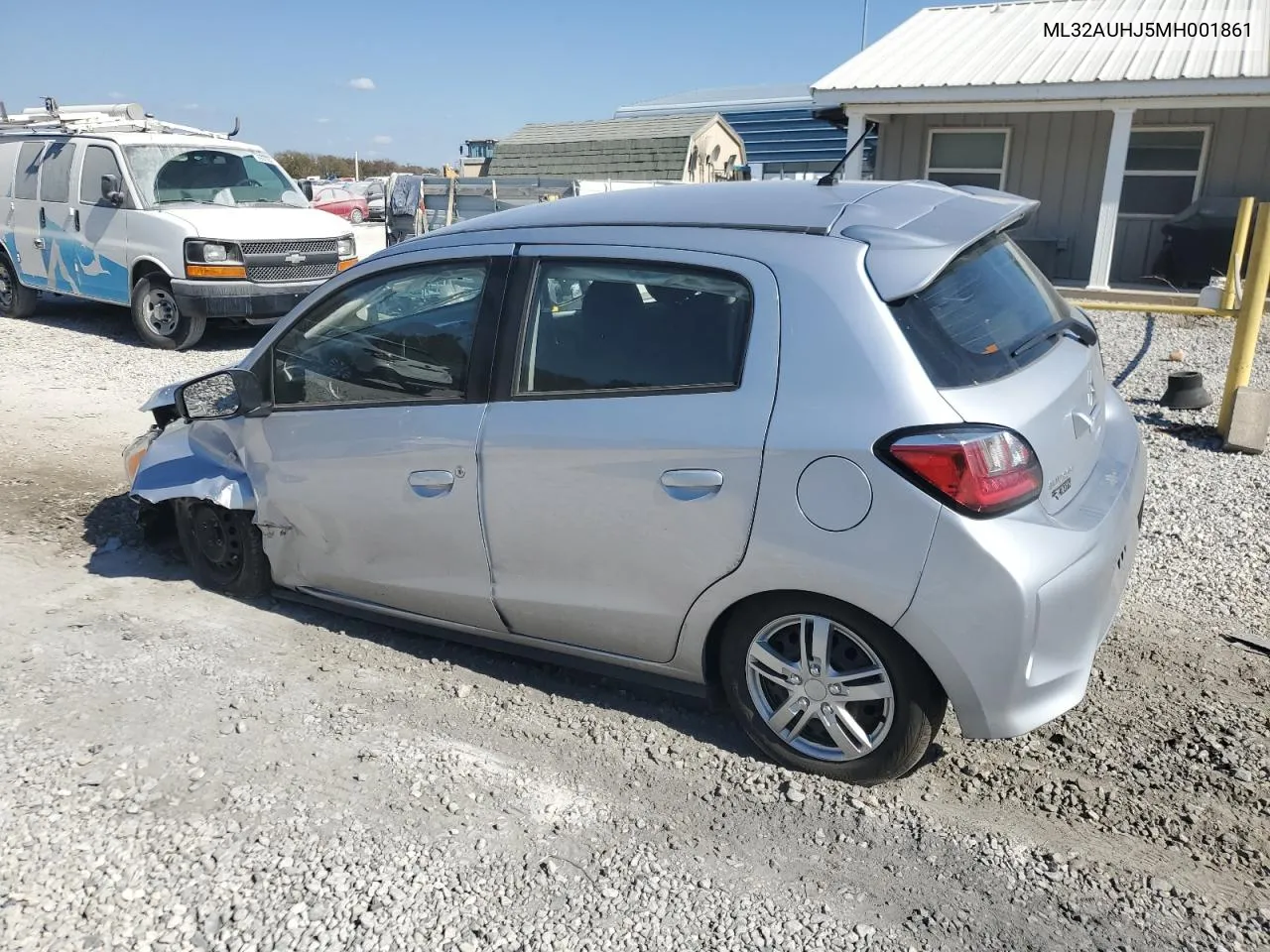 2021 Mitsubishi Mirage Es VIN: ML32AUHJ5MH001861 Lot: 77742744